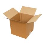 ΧΑΡΤΟΚΙΒΩΤΙΟ ΤΡΙΦΥΛΛΟ 15x15x15 cm ΚΑΦΕ