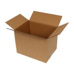 ΧΑΡΤΟΚΙΒΩΤΙΟ ΤΡΙΦΥΛΛΟ 23x23x23 cm ΚΑΦΕ